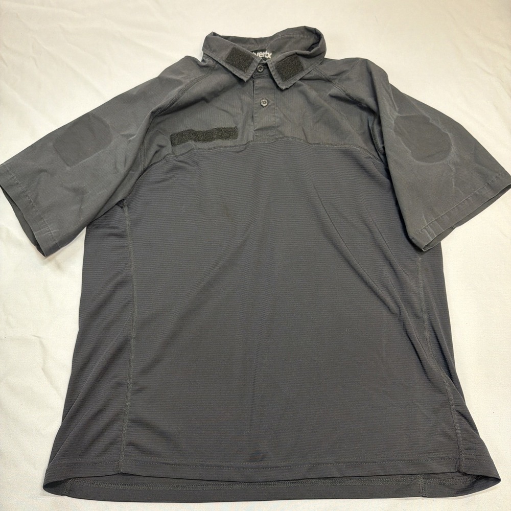 Vertx Polo Shirt Mens XL Black Tactical Uniform Patch Panels Workwear Military 2